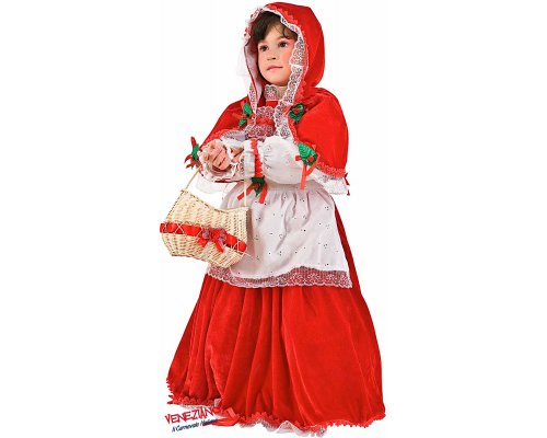 Costume carnevale - CAPPUCCETTO ROSSO IN VELLUTO